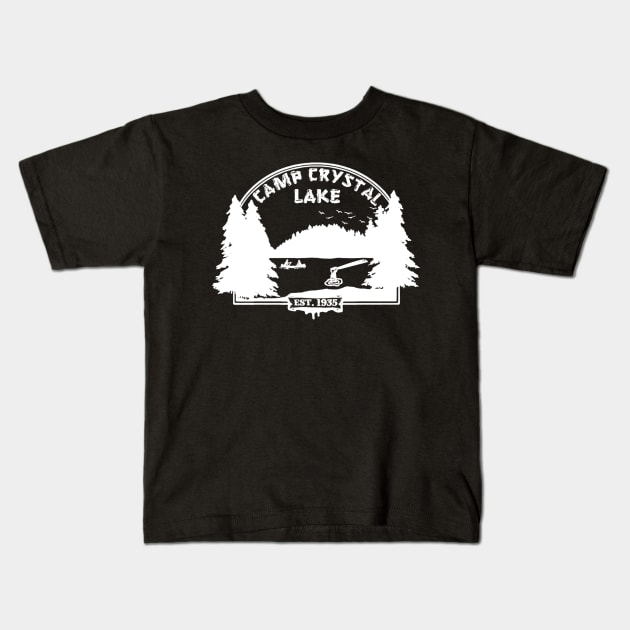 camp crystal lake Kids T-Shirt by DerrickDesigner